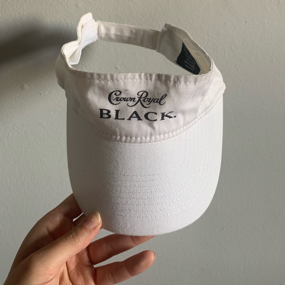 White crown royal visor